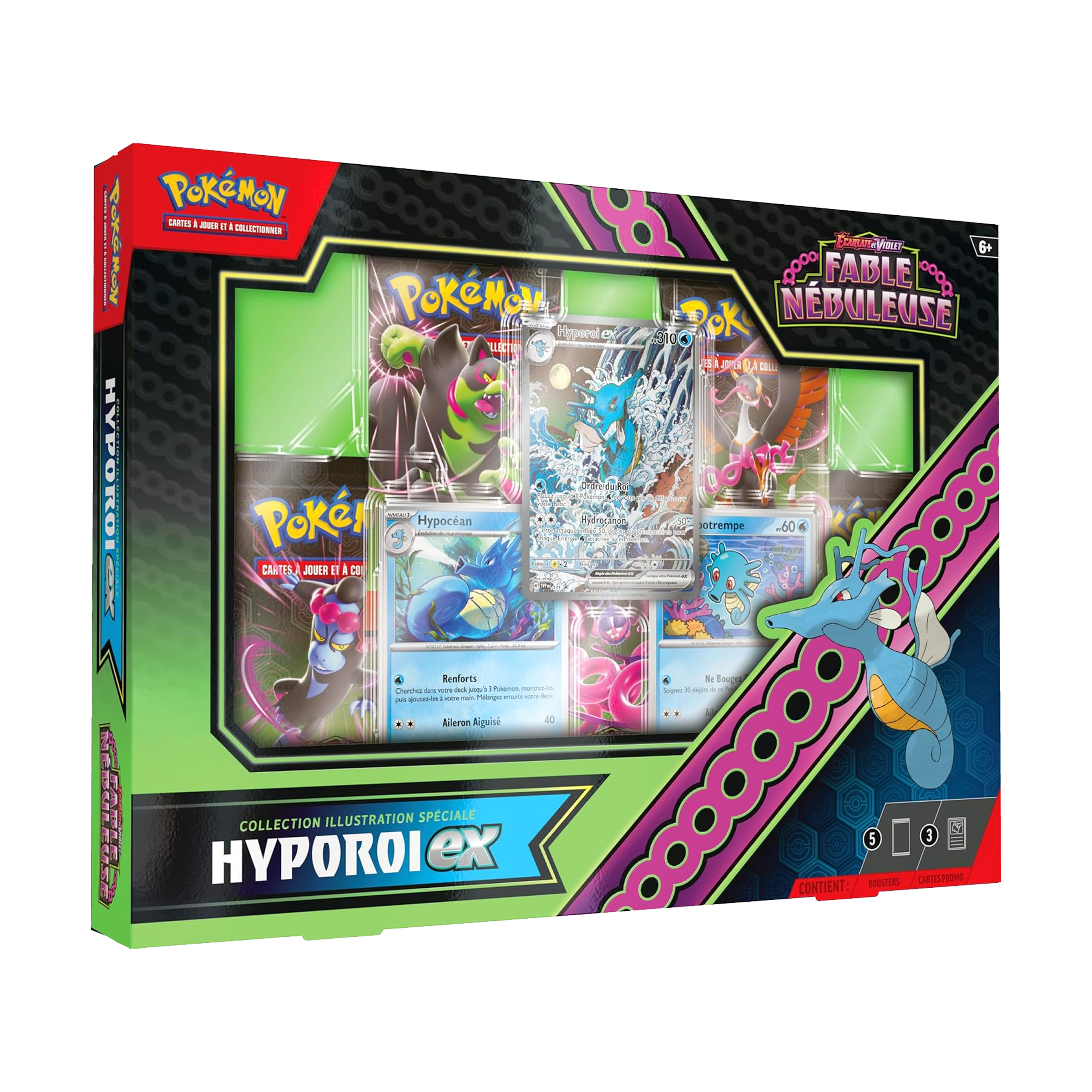 Coffret Collection Illustration Spéciale | Pokémon | Écarlate et Violet | Fable Nébuleuse (EV6.5) | Hyporoi | 🇫🇷
