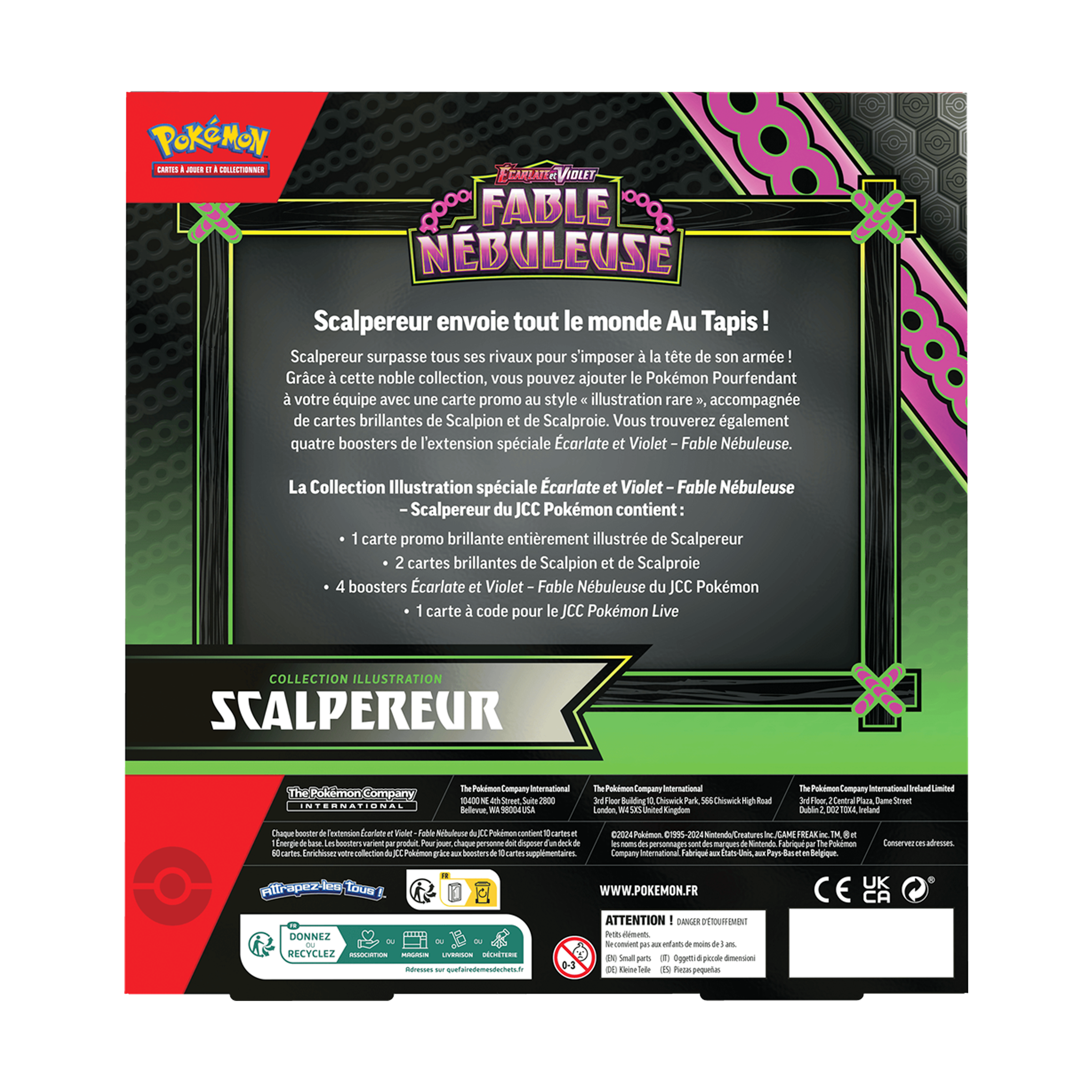 Coffret Illustration | Pokémon | Écarlate et Violet (EV6.5) | Scalpereur (4B) | 🇫🇷