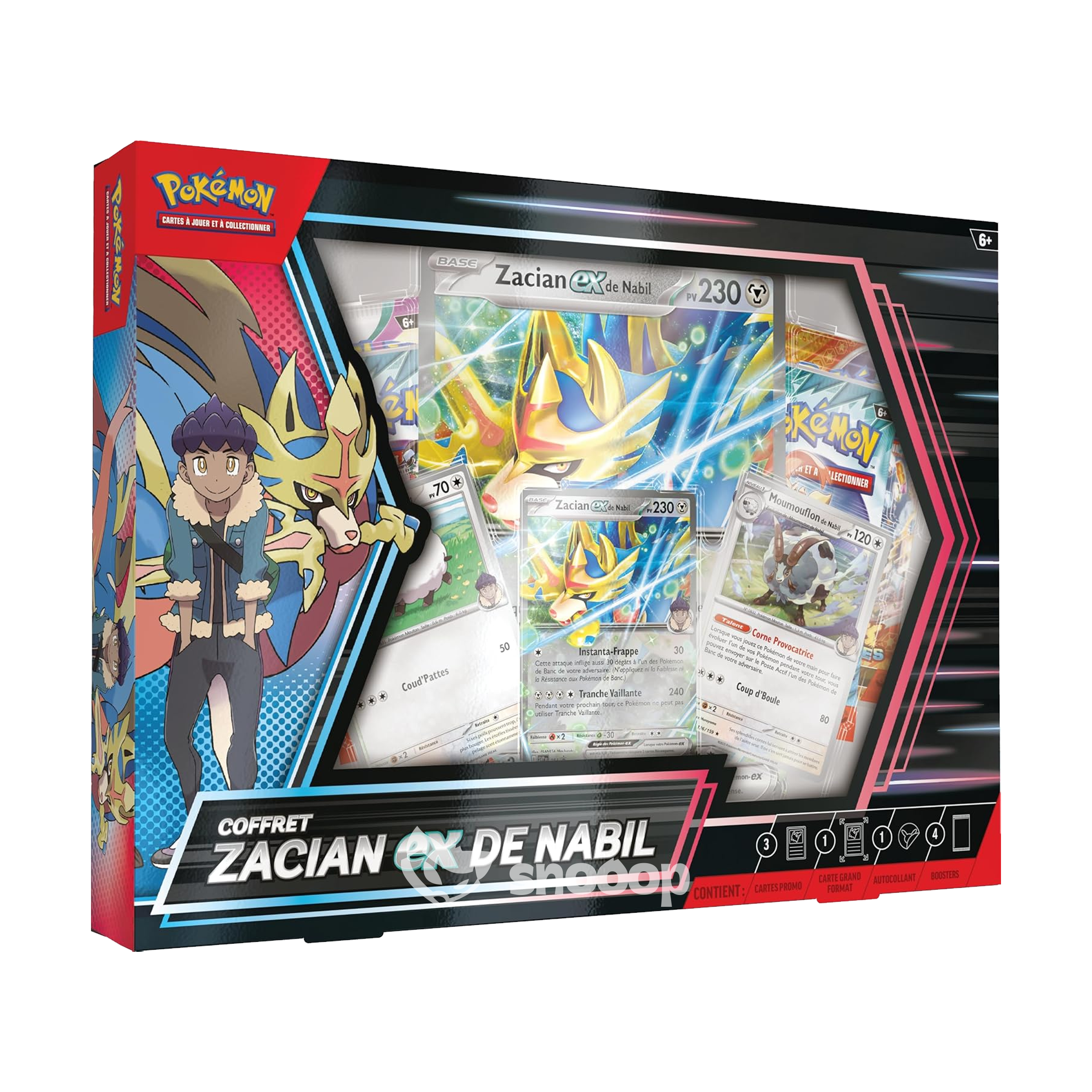 Coffret | Pokémon | Écarlate et Violet | Zacian Ex de Nabil | 🇫🇷