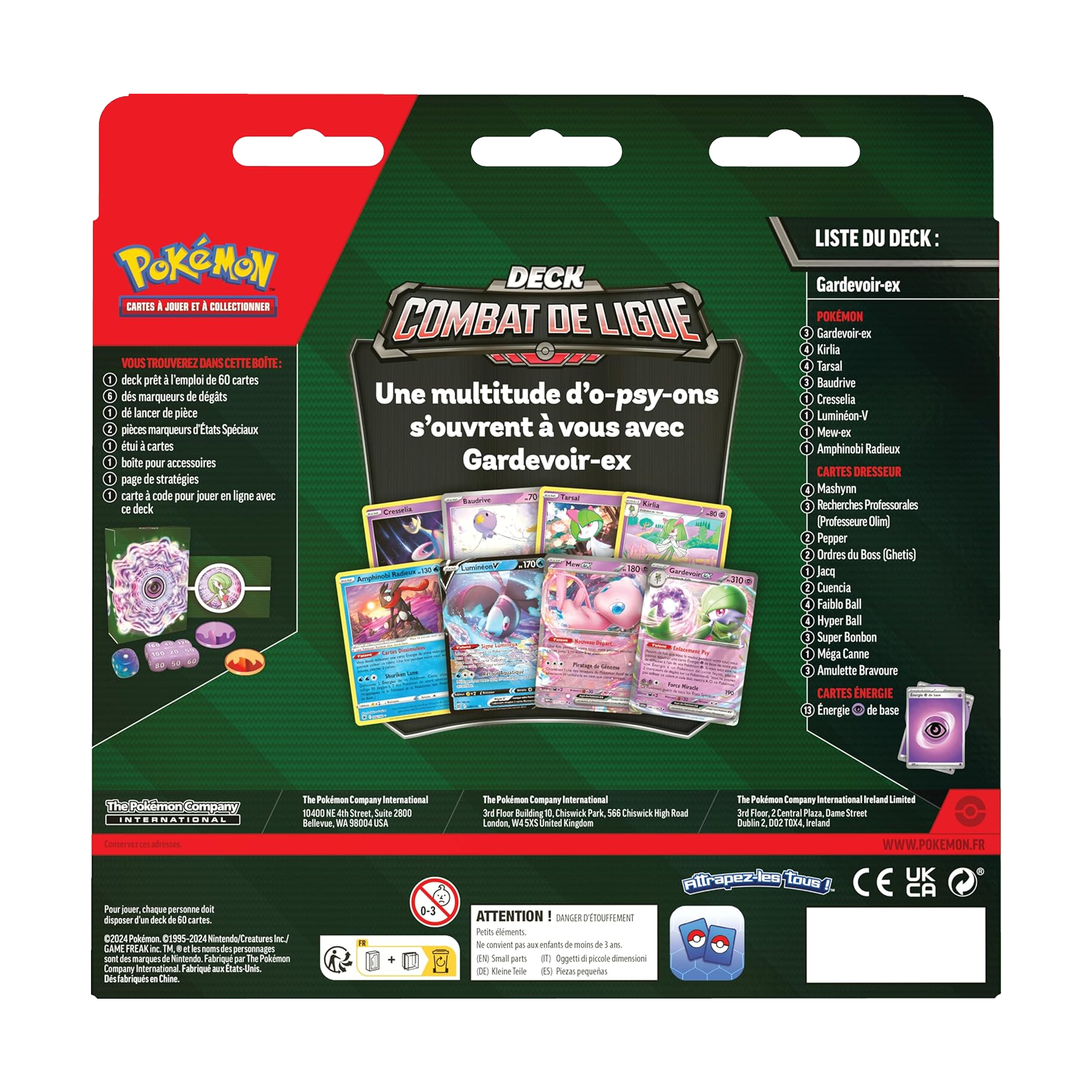 Deck | PokĂ©mon | Combat de Ligue | Gardevoir Ex | đ«đ·