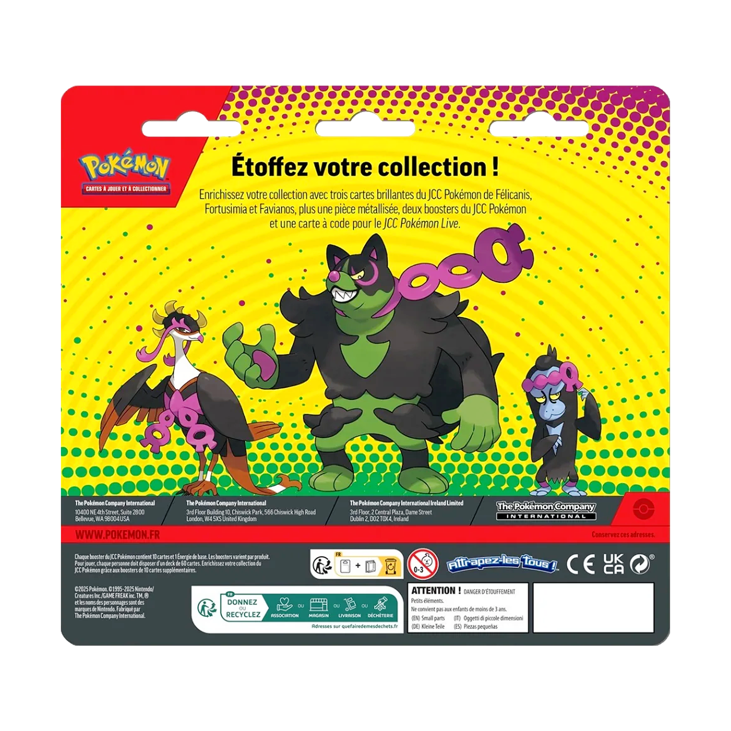 Pack de 2 boosters | Pokémon | Duo Pack Mars 2025 : Félicanis, Fortusimia et Favianos | 🇫🇷