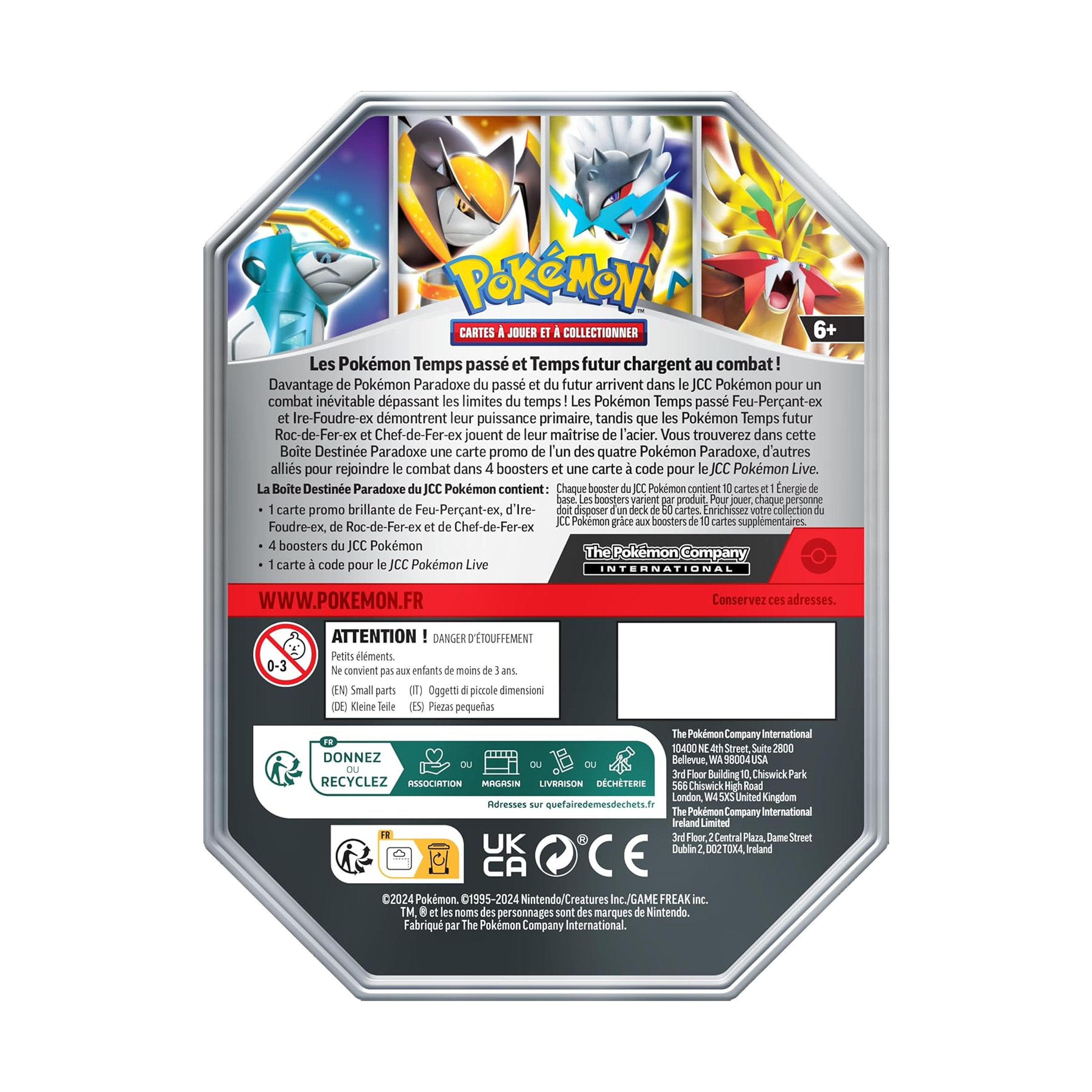 Pokébox | Pokémon | Destinée Paradoxe | Chef-de-Fer EX | 🇫🇷