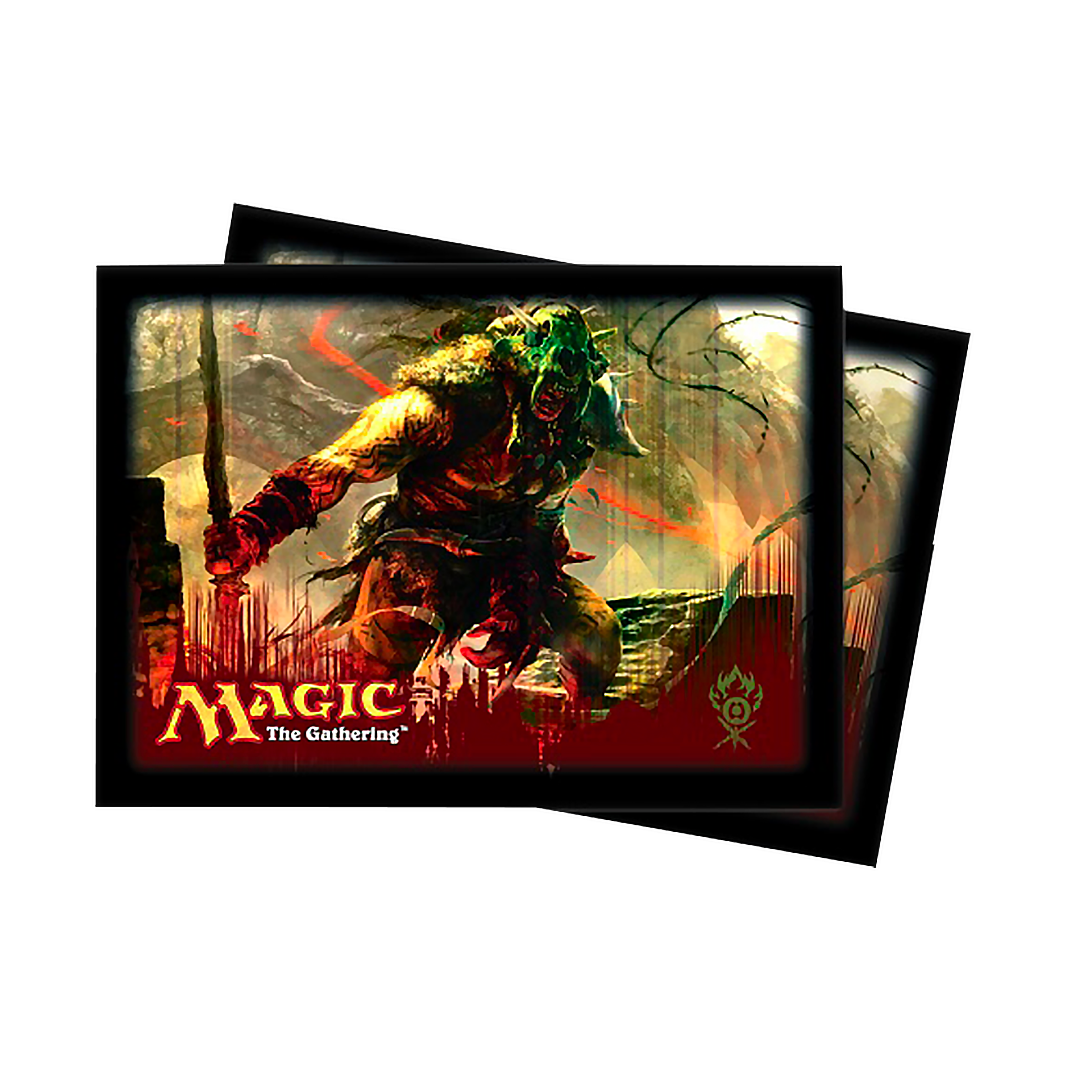 Sleeves | Magic the Gathering | 80 PiĂšces | Gatecrash - Gruul Skarrg Guildmage đŽ