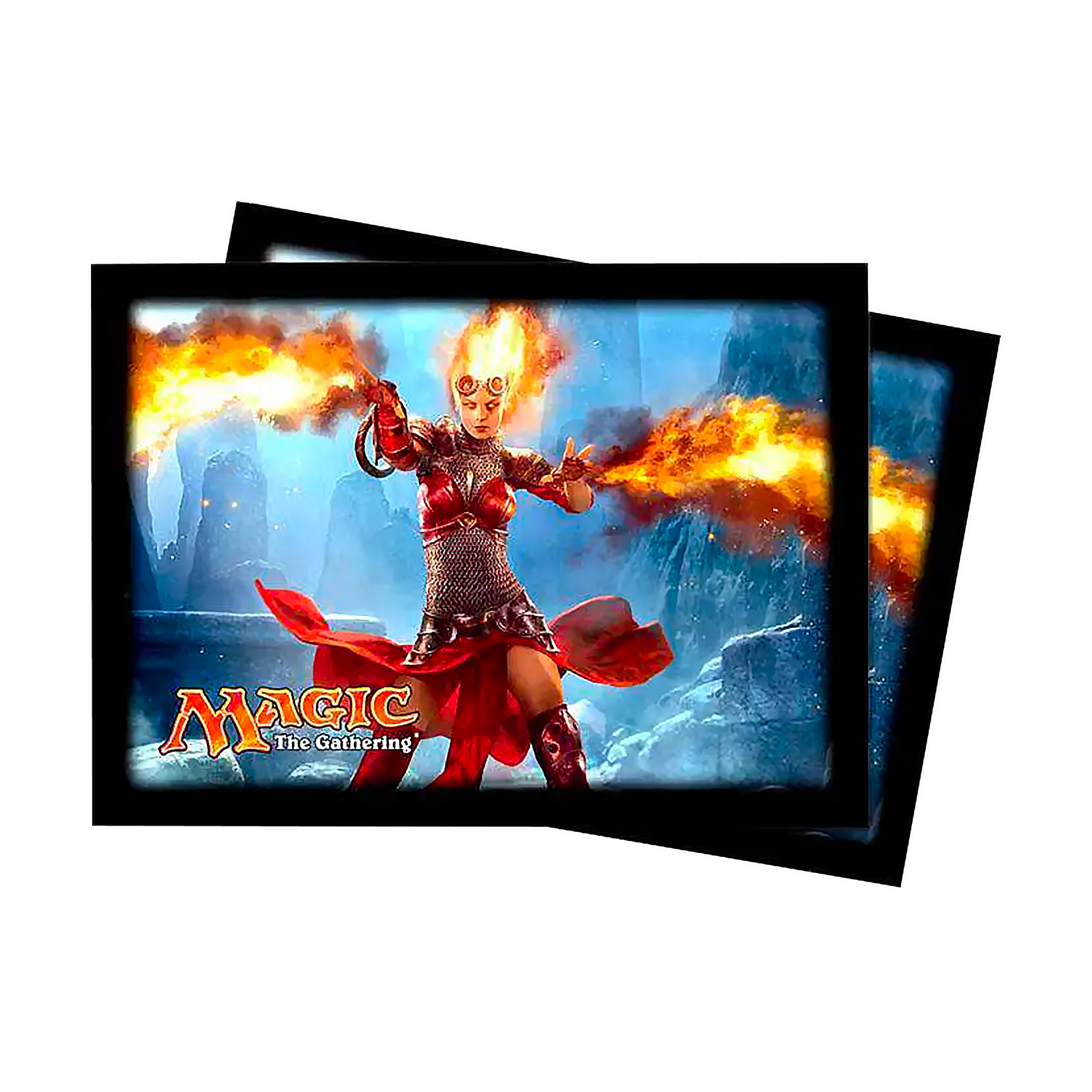 Sleeves | Magic the Gathering | 80 PiĂšces | M14 Chandra đŽ