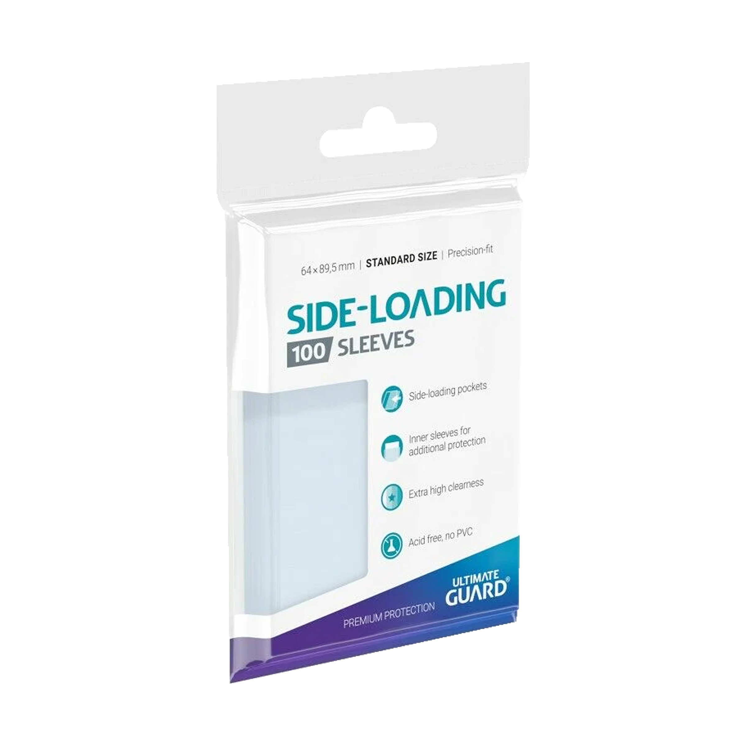 Sleeves | Ultimate Guard | 100 Pièces | Side-Loading | Transparent