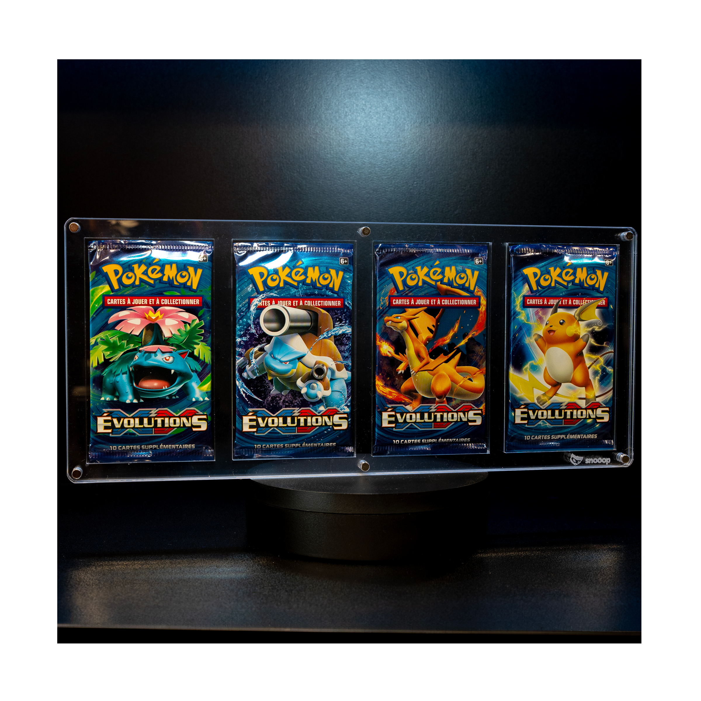 Acrylique | Snooop | Acrylique Aimantée pour Artsets de Boosters Pokemon | Transparent 🦝