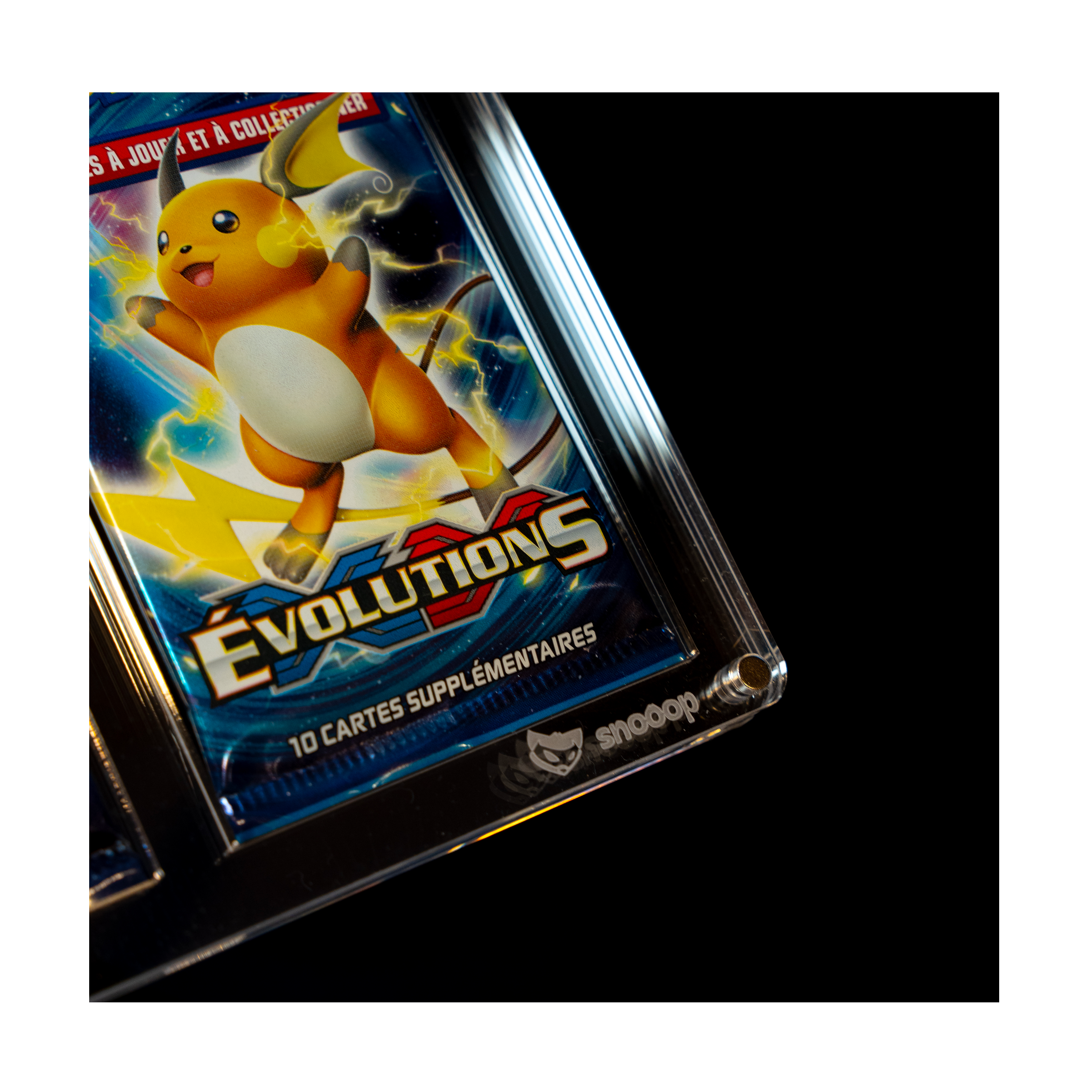 Acrylique | Snooop | Acrylique Aimantée pour Artsets de Boosters Pokemon | Transparent 🦝