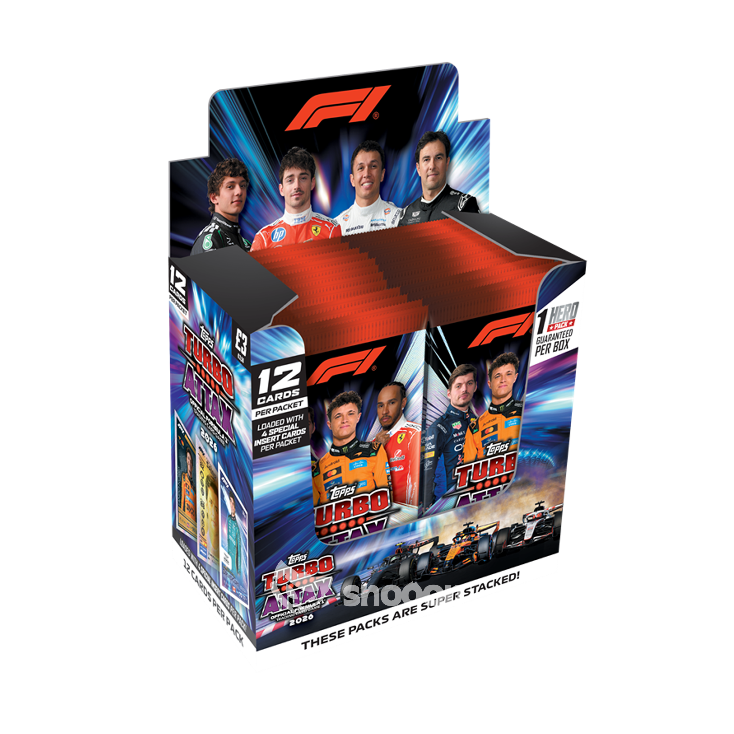 PrĂ©commande Display (24 boosters) | Topps | F1 Turbo Attax 26/27 | đŹđ§