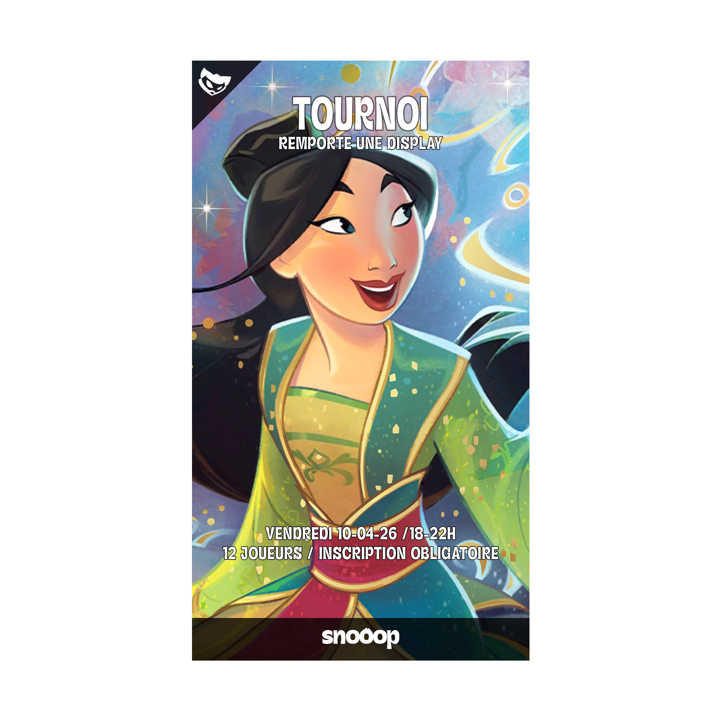 Inscription | Tournoi Construit | Vendredi 10 Avril 2026