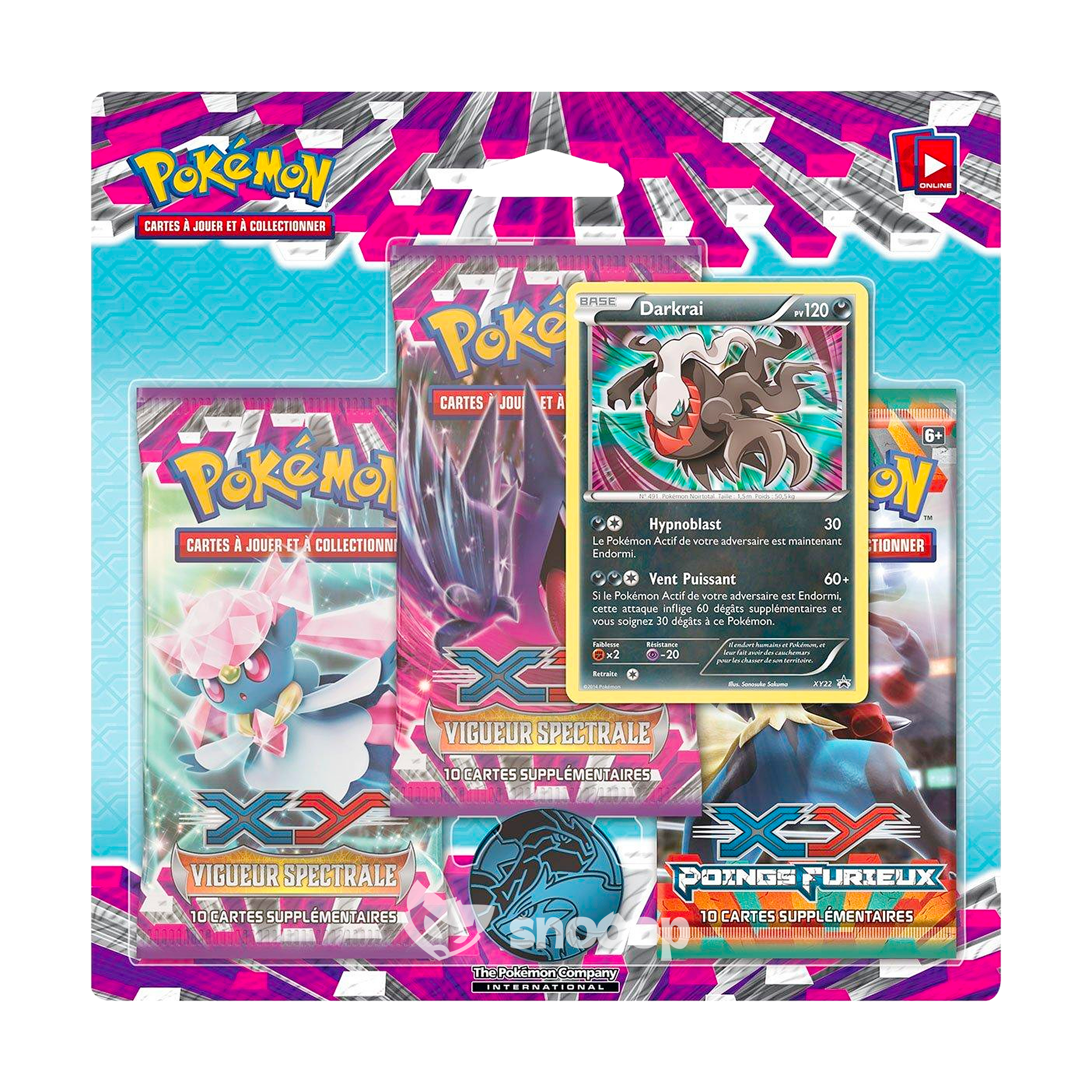 Tripack | Pokémon | XY | XY Vigueur Spectrale (XY04) | Darkrai | 🇫🇷