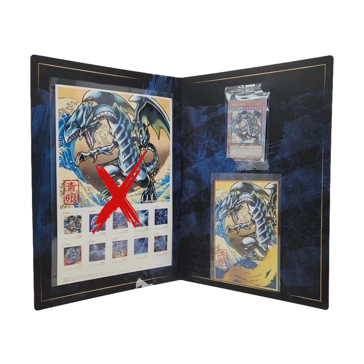 Ukiyoe Stamp Set | Yu-Gi-Oh! | 25th Anniversary | Blue Eyes White Dragon | NO STAMP | 🇯🇵