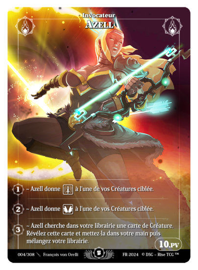 Rise TCG | Beta édition standard | 004 / 308 | azell rare | 🇫🇷