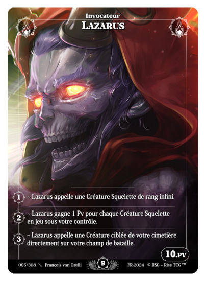 Rise TCG | Beta édition standard | 005 / 308 | lazarus alt rare | 🇫🇷