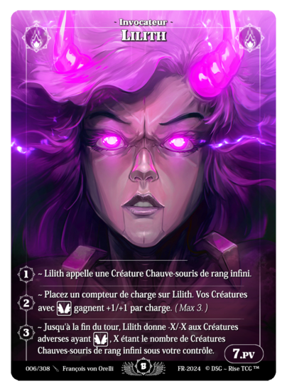 Rise TCG | Beta édition standard | 006 / 308 | lilith alt rare | 🇫🇷