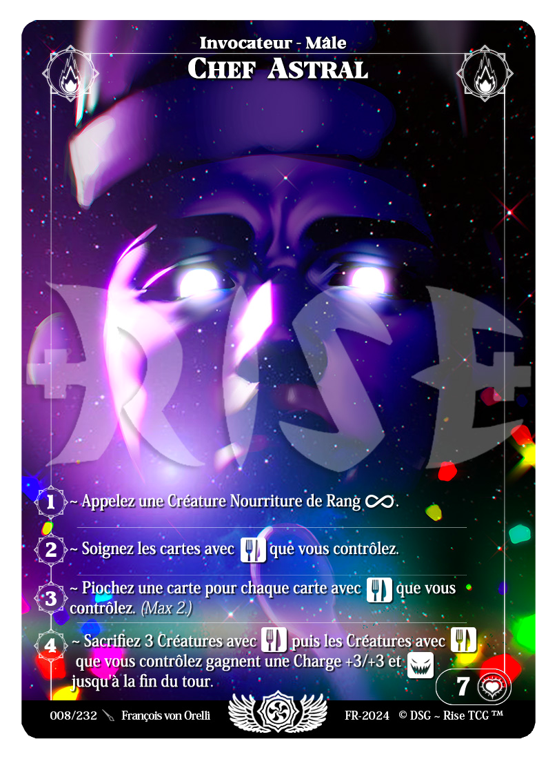 Rise TCG | Candypocalypse édition standard | 008 / 232 | chef astral alt rare