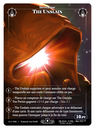 Rise TCG | Beta édition standard | 011 / 308 | the unslain alt rare | 🇫🇷