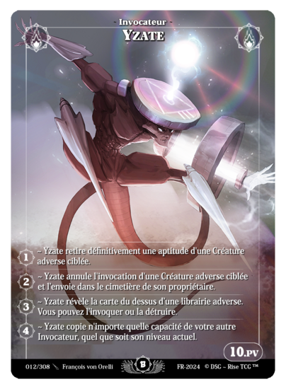 Rise TCG | Beta édition standard | 012 / 308 | yzate rare | 🇫🇷