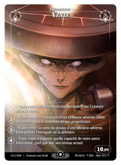 Rise TCG | Beta édition standard | 012 / 308 | yzate alt rare | 🇫🇷