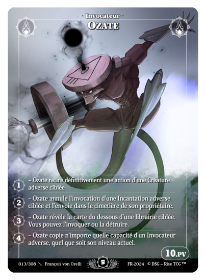 Rise TCG | Beta édition standard | 013 / 308 | ozate rare | 🇫🇷