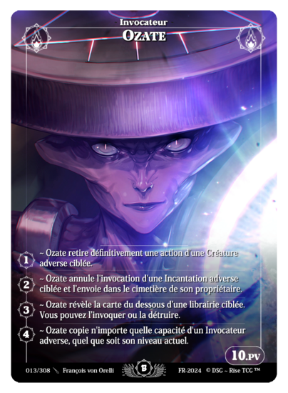 Rise TCG | Beta édition standard | 013 / 308 | ozate alt rare | 🇫🇷