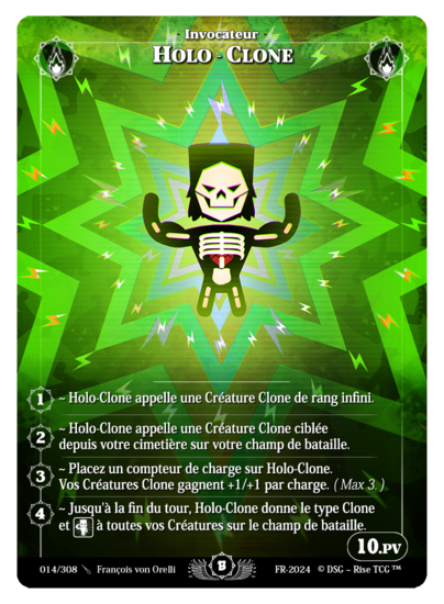 Rise TCG | Beta édition standard | 014 / 308 | holo clone rare | 🇫🇷