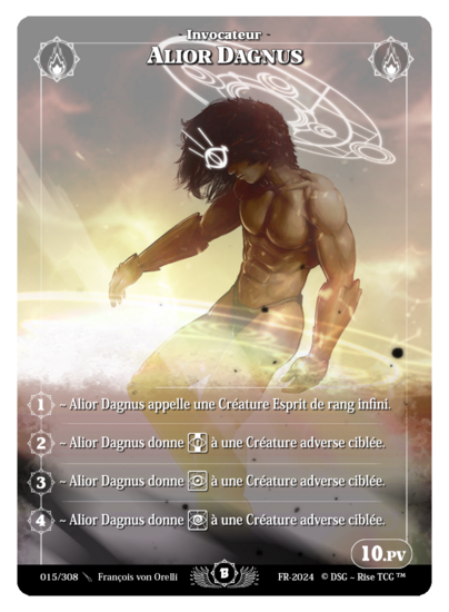 Rise TCG | Beta édition standard | 015 / 308 | alior dagnus rare | 🇫🇷