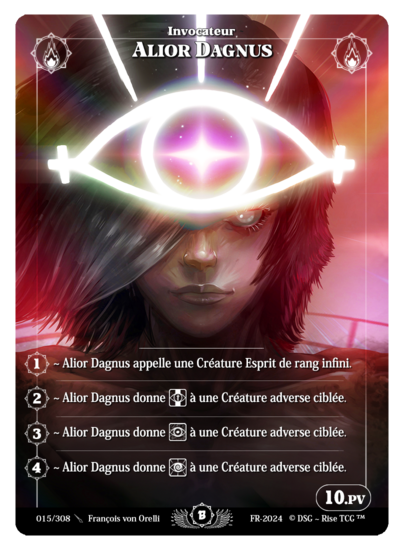 Rise TCG | Beta édition standard | 015 / 308 | alior dagnus alt rare | 🇫🇷