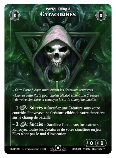 Rise TCG | Beta édition standard | 028 / 308 | catacombs uncommon | 🇫🇷