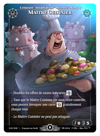 Rise TCG | Beta édition standard | 033 / 308 | master chef legendary | 🇫🇷