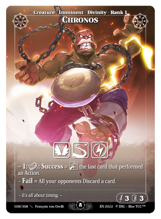 Rise TCG | Alpha édition standard | 039 / 308 | chronos rare
