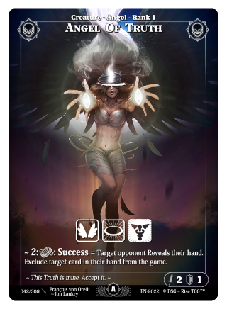 Rise TCG | Alpha édition standard | 042 / 308 | angel of truth rare