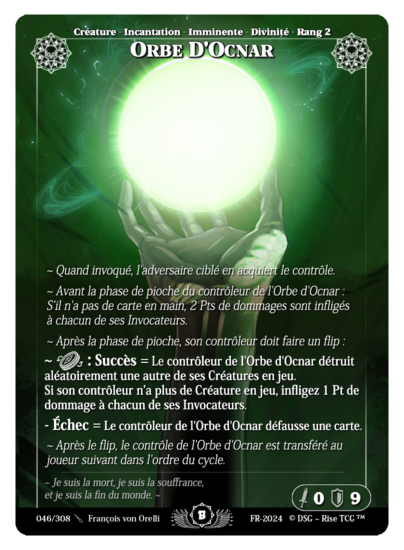 Rise TCG | Beta édition standard | 046 / 308 | ocnars orb rare | 🇫🇷