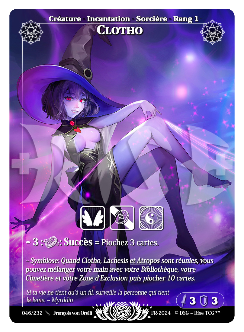 Rise TCG | Candypocalypse édition standard | 046 / 232 | clotho legendary