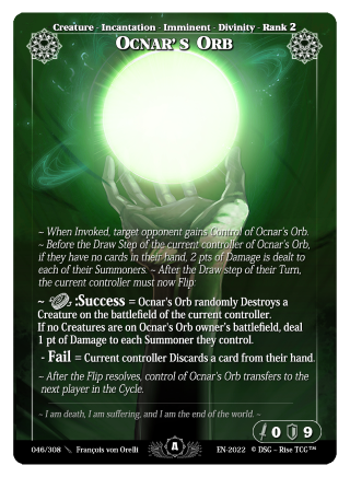 Rise TCG | Alpha édition standard | 046 / 308 | ocnars orb rare