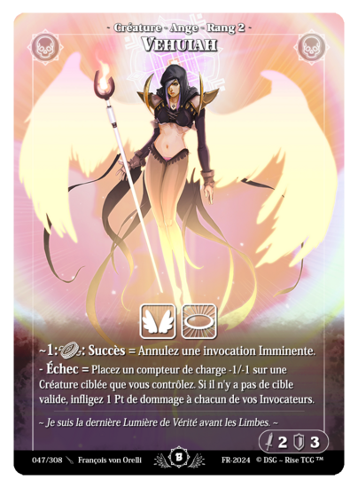 Rise TCG | Beta édition standard | 047 / 308 | vehuiah uncommon | 🇫🇷