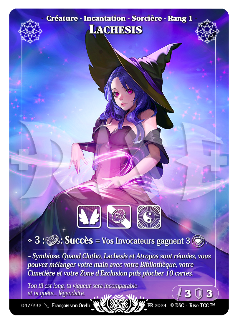Rise TCG | Candypocalypse édition standard | 047 / 232 | lachesis legendary