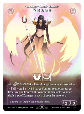 Rise TCG | Alpha édition standard | 047 / 308 | vehuiah uncommon