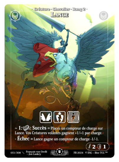 Rise TCG | Beta édition standard | 051 / 308 | lance rare | 🇫🇷