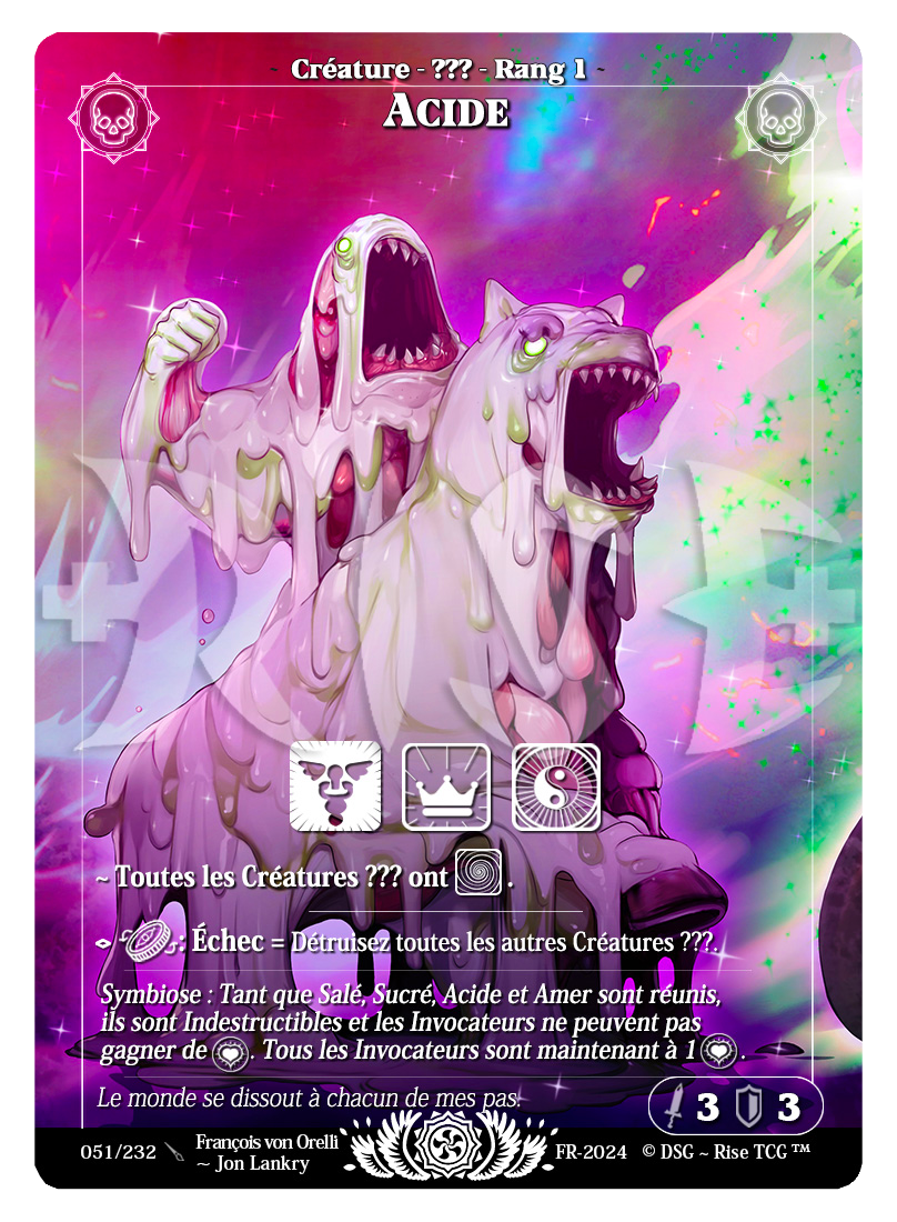 Rise TCG | Candypocalypse édition standard | 051 / 232 | acide legendary