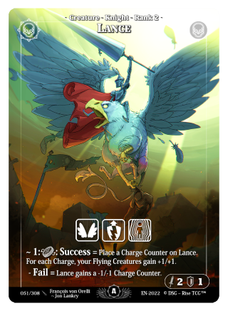 Rise TCG | Alpha édition standard | 051 / 308 | lance rare