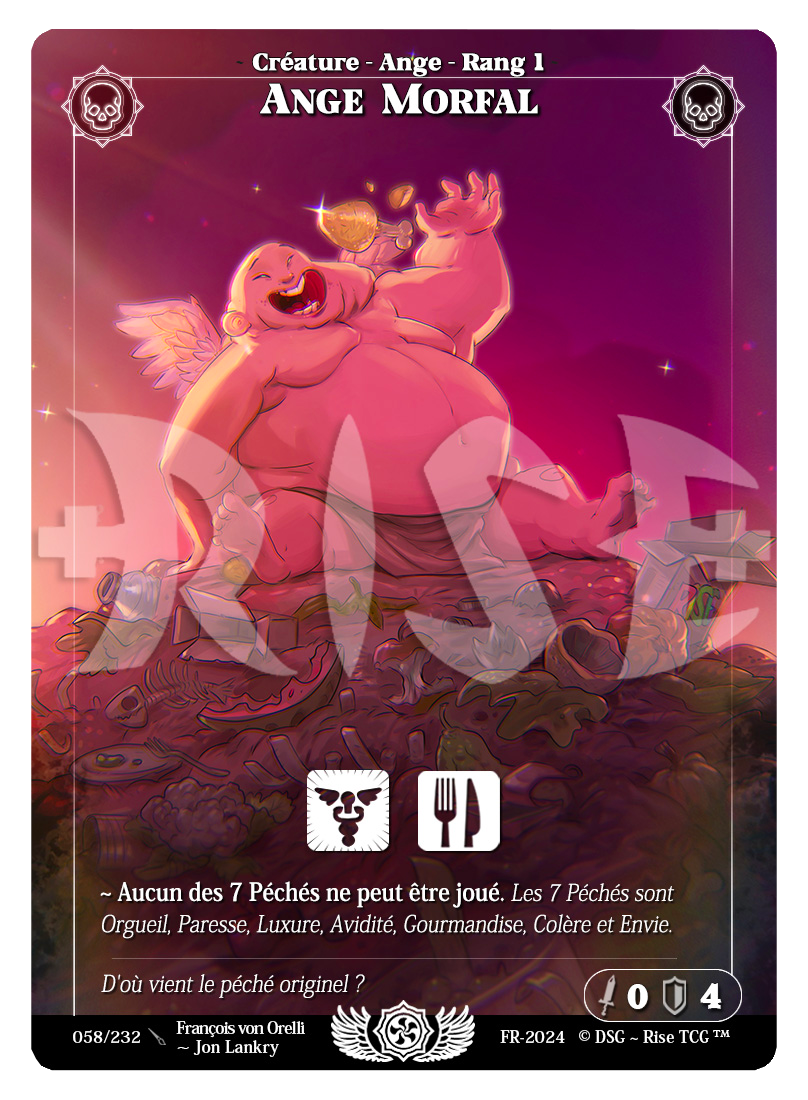 Rise TCG | Candypocalypse édition standard | 058 / 232 | ange morfal rare