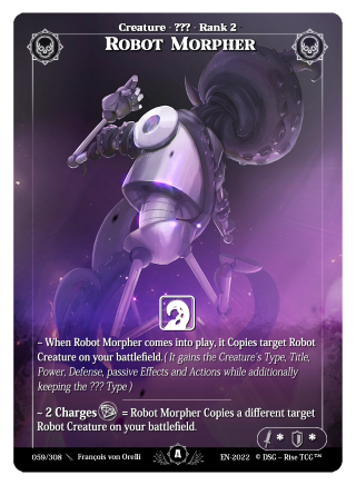 Rise TCG | Alpha édition standard | 059 / 308 | robot morpher uncommon
