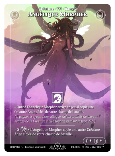 Rise TCG | Beta édition standard | 060 / 308 | angelic morpher uncommon | 🇫🇷