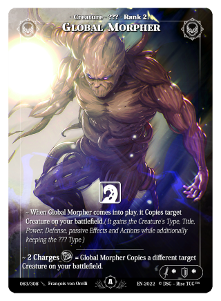 Rise TCG | Alpha édition standard | 063 / 308 | global morpher uncommon