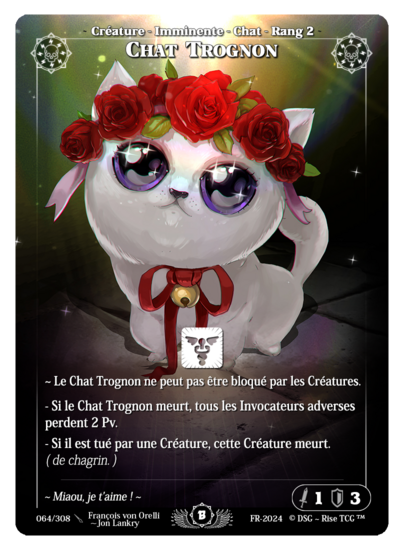 Rise TCG | Beta édition standard | 064 / 308 | cutest kitty rare | 🇫🇷