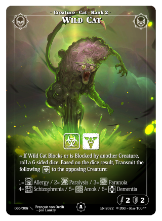 Rise TCG | Alpha édition standard | 065 / 308 | wild cat common