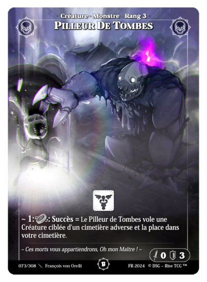 Rise TCG | Beta édition standard | 073 / 308 | grave robber common | 🇫🇷