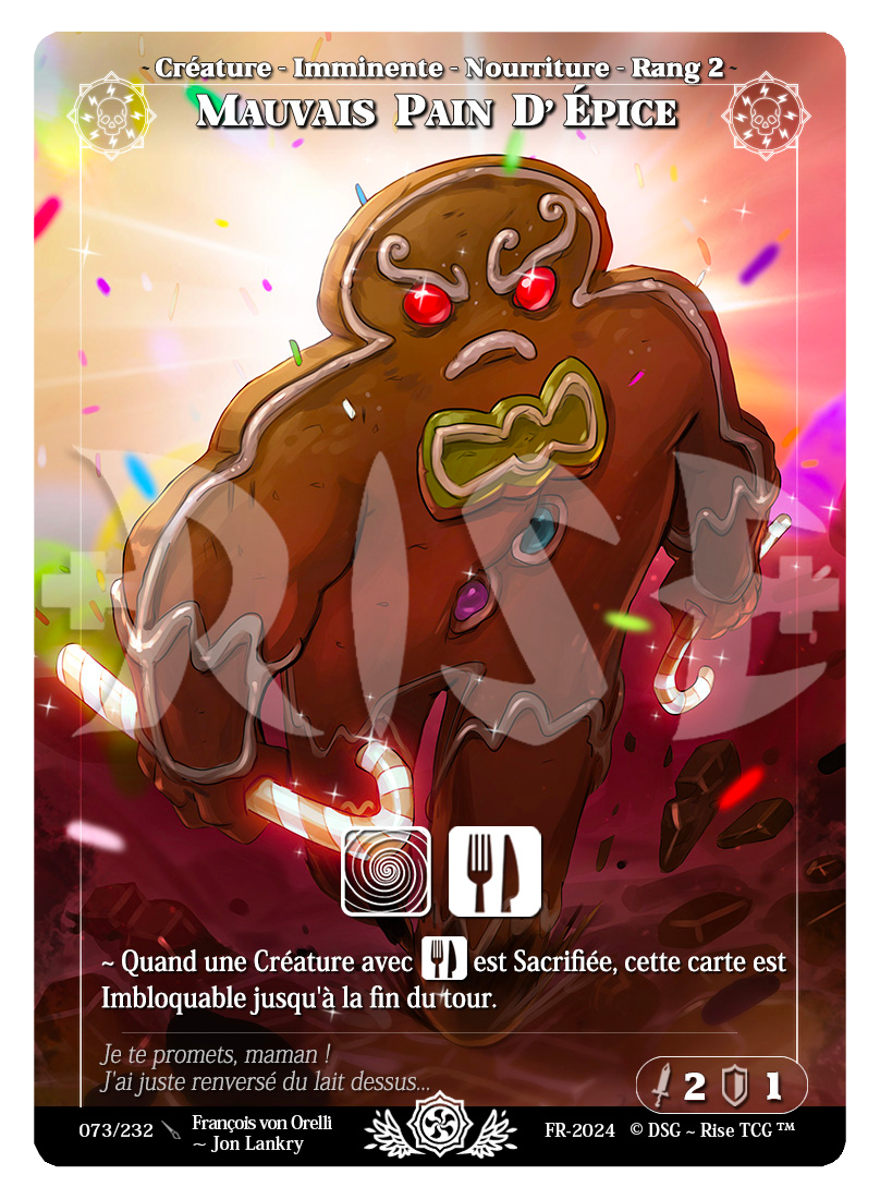 Rise TCG | Candypocalypse édition standard | 073 / 232 | mauvais pain d'épice uncommon