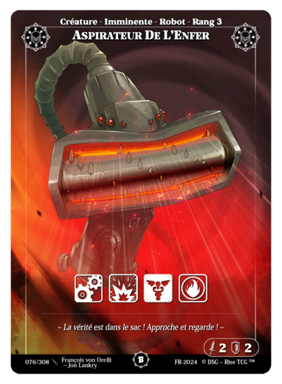 Rise TCG | Beta édition standard | 076 / 308 | vacuum cleaner from hell common | 🇫🇷