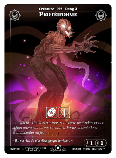 Rise TCG | Beta édition standard | 079 / 308 | proteiform uncommon | 🇫🇷